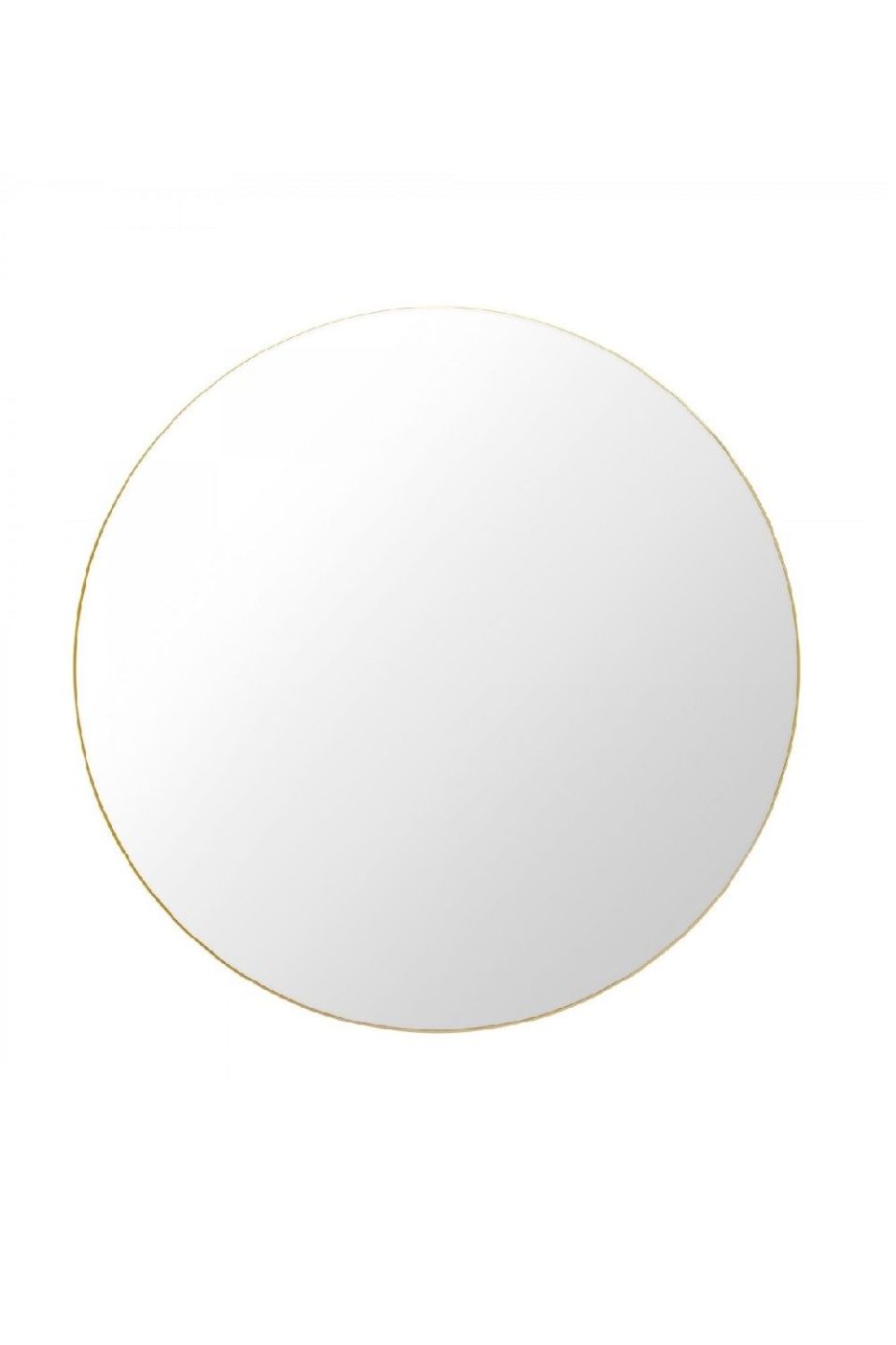 Зеркало Round Wall Mirror Brass Ø110