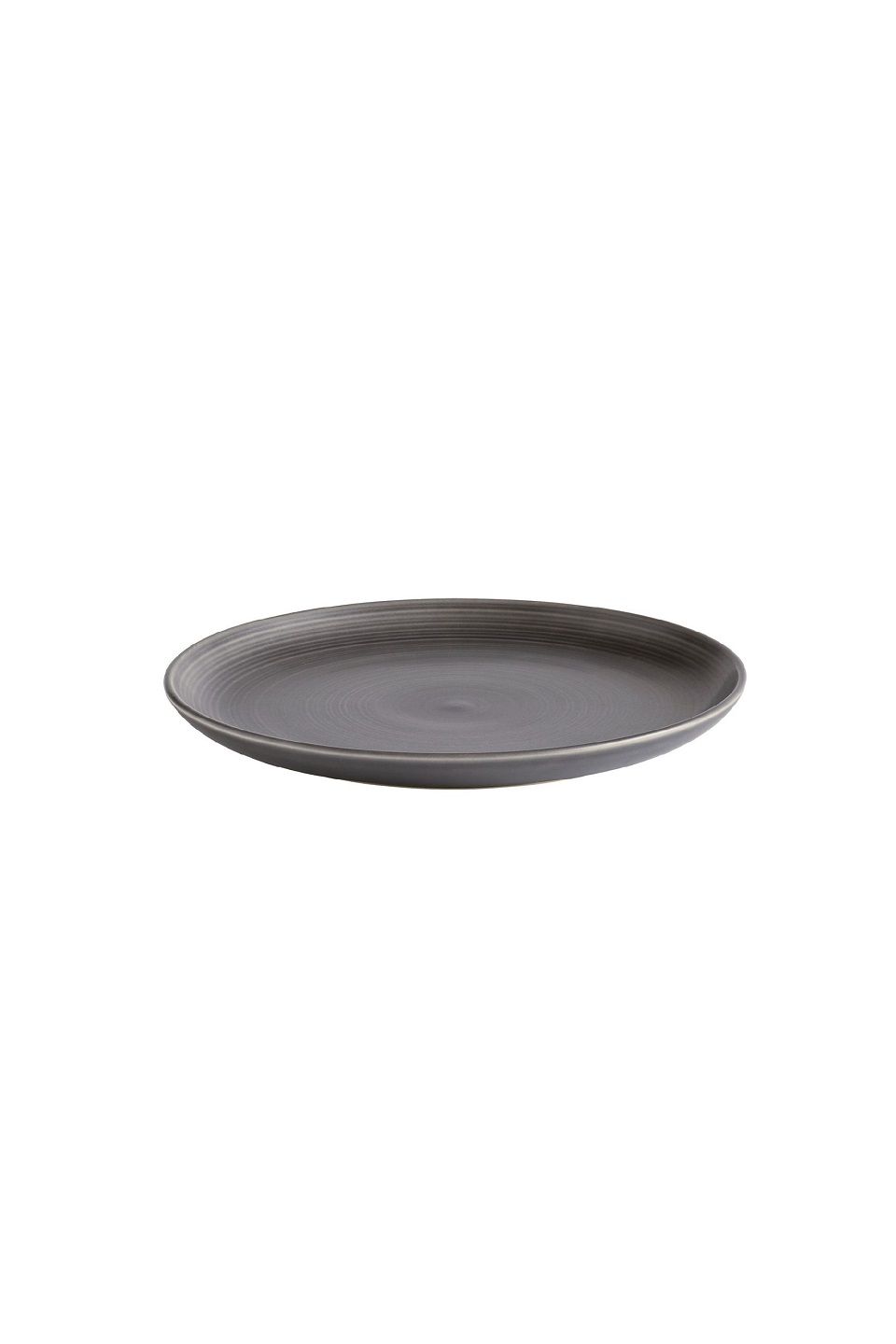 Тарелка Plate Glazed Stoneware Grey 29 см
